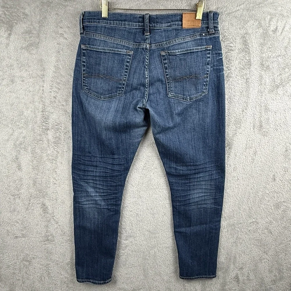 Lucky Brand Sienna Cigarette Jeans Womens‎ 6 Dark Wash Y2K Skinny Whiskers